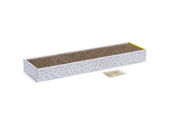 Beeztees Kedi Karton Tırmalama Kutusu ve Kediotu, 47x12,5x4,5cm - Beeztees