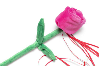 Beeztees Kedi Oltası, Çiçek Çeklinde, Peluş ve Kurdelalar, Çeşitli Renklerde, 45x6x3cm - 2