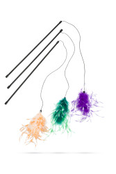 Beeztees Kedi Oltası, Tüy Topağı Uc, 70cm - 1