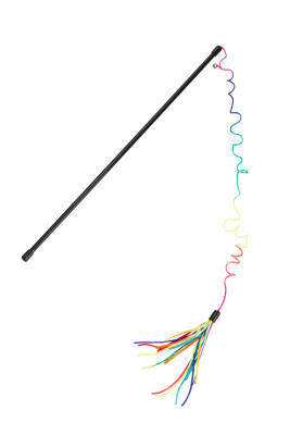 Beeztees Kedi Oltası, Zilli, Kurdelalar Uc, Uzun Dayanıklı ip-110cm, Çeşitli Renklerde, 50cm - 3