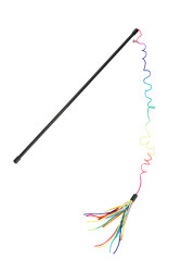 Beeztees Kedi Oltası, Zilli, Kurdelalar Uc, Uzun Dayanıklı ip-110cm, Çeşitli Renklerde, 50cm - 3