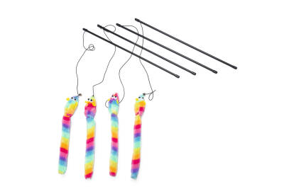 Beeztees Kedi Oltası, Zilli, Peluş Oyuncaklı, - 1