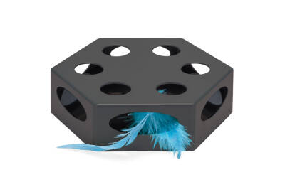 Beeztees Kedi Oyuncağı, İnteraktiv, Tüylü, 23x20x6cm - 1