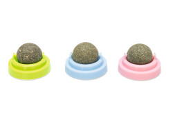 Beeztees Kedi Oyuncağı, Kediotu Topları, 3 Adet, 5x5x4cm - Beeztees