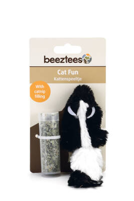 Beeztees Kedi Oyuncağı, Kokarca, Kediotlu, Peluş, 14cm - 2