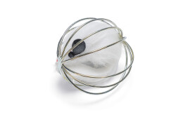 Beeztees Kedi Oyuncağı, Tel Top İçerisinde Pleuş Fare, Çeşitli Renklerde, 5,5cm - 3