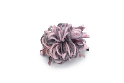 Beeztees Kedi Oyuncağı, Top, Yün, Pembe ve Gri, 7cm - Beeztees