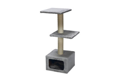 Beeztees Kedi Tırmalama, Gri, 38x38x91cm - 4