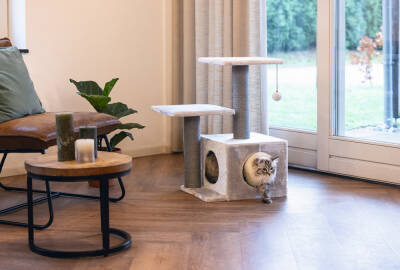 Beeztees Kedi Tırmalama, Gri, 45x34x70cm - 3