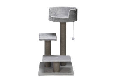 Beeztees Kedi Tırmalama, Gri, 50x50x92cm - 2