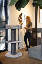 Beeztees Kedi Tırmalama, Gri, 70x70x120cm - 3