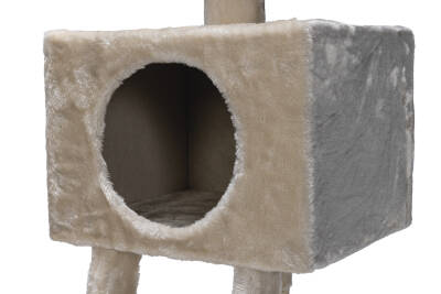 Beeztees Kedi Tırmalama, Krem, 40x35x82x110cm - 3