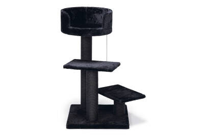Beeztees Kedi Tırmalama, Siyah, 50x50x92cm - 1