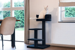 Beeztees Kedi Tırmalama, Siyah, 50x50x92cm - 2