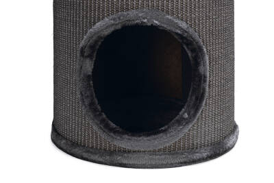 Beeztees Kedi Tırmalama ve Oyun Evi, Gri, 37x70cm - 3