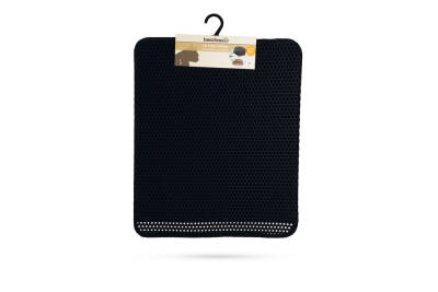 Beeztees Kedi Tuvaleti Paspası, İki Katmanlı, Siyah, 60x50cm - 5