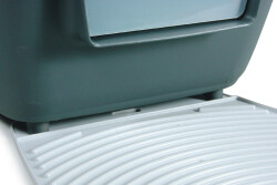 Beeztees Kedi Tuvaleti Paspası, Sert Plastik, Gri, 38x35cm - 2