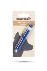 Beeztees Kene Çıkarma Cımbızı, Plastik, Mavi, 10x1,8x1,2cm - 2