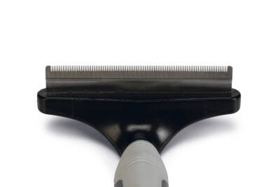 Beeztees Kısa ve Uzun Tüylü Köpek Alt Kürk Tarağı, Siyah Gri, L, 16cm, 16x11x5cm - 2