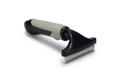 Beeztees Kısa ve Uzun Tüylü Köpek Alt Kürk Tarağı, Siyah Gri, M, 15,5cm, 15,5x8,5x5cm - 1