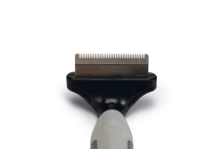 Beeztees Kısa ve Uzun Tüylü Köpek Alt Kürk Tarağı, Siyah Gri, S, 15cm, 15x6x6cm - 2