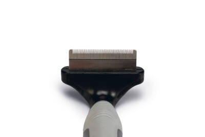 Beeztees Kısa ve Uzun Tüylü Köpek Alt Kürk Tarağı, Siyah Gri, S, 15cm, 15x6x6cm - 2