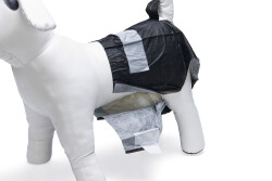 Beeztees Köpek Alt Bezi, Mükemmel Uyum, Kullan-At, Siyah, 10 Adet, L - 4