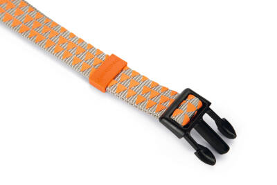 Beeztees Köpek Boyun Tasması, Açık Gri Turuncu, 48-70cm - 2