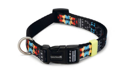 Beeztees Köpek Boyun Tasması, Renkli Desenli, 35-50cm, 20mm - 1
