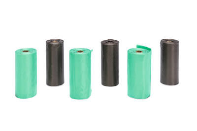 Beeztees Köpek Dışkı Toplama Poşeti, Bioçözünür, 795005-795007 ile kullanılabilir, 6x10Adet - 2