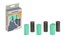 Beeztees Köpek Dışkı Toplama Poşeti, Bioçözünür, 795005-795007 ile kullanılabilir, 6x10Adet - Beeztees