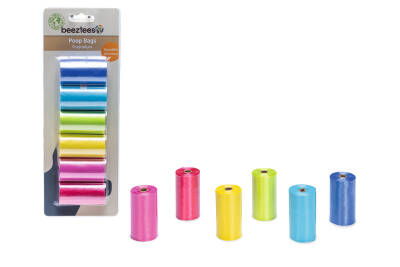 Beeztees Köpek Dışkı Toplama Poşeti, Çeşitli Renklerde, 6x20Adet - 1