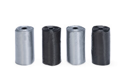 Beeztees Köpek Dışkı Toplama Poşeti, Siyah Gri, 4x20Adet - 2