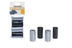 Beeztees Köpek Dışkı Toplama Poşeti, Siyah Gri, 4x20Adet - 1