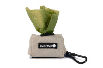 Beeztees Köpek Dışkı Toplama Poşeti Taşıma Çantası, Gri, 7,5x3,5x4cm - 1