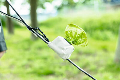 Beeztees Köpek Dışkı Toplama Poşeti Taşıma Çantası, Gri, 7,5x3,5x4cm - 2