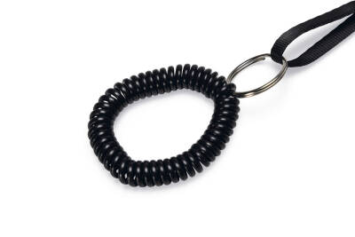 Beeztees Köpek Eğitim Düdüğü ve Klikırı, Karabina ve Bağlama Kordonlu, Mavi, 7x3x2cm - 5