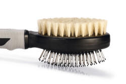 Beeztees Köpek Fırçası ve Tarağı, Çift Taraflı, L, Siyah Gri, 22,5cm, 22,5x6,5x7,5cm - 3