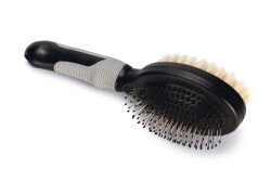 Beeztees Köpek Fırçası ve Tarağı, Çift Taraflı, L, Siyah Gri, 22,5cm, 22,5x6,5x7,5cm - 2