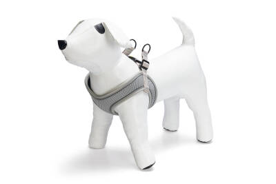 Beeztees Köpek Göğüs Tasması, Neopren,Gri, M, 41-46cm - 1