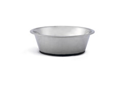 Beeztees Köpek Mama Su Kabı, Kaymaz Tabanlı, Paslanmaz Çelik, 25cm, 2,7L - Beeztees