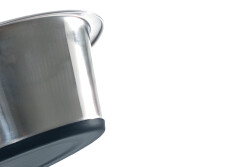 Beeztees Köpek Mama Su Kabı, Kaymaz Tabanlı, Paslanmaz Çelik, 28cm, 4,7L - 2