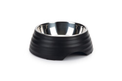 Beeztees Köpek Mama Su Kabı, Paslanmaz Çelik, 17,5cm - Beeztees