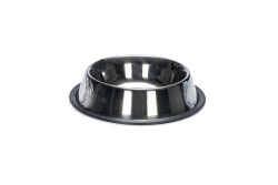 Beeztees Köpek Mama Su Kabı, Paslanmaz Çelik, Kaymaz, 18cm, 700ml - 2