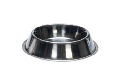 Beeztees Köpek Mama Su Kabı, Paslanmaz Çelik, Kaymaz, 22cm, 1,6L - Beeztees
