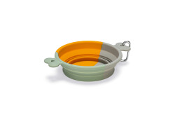 Beeztees Köpek Mama ve Su Kabı, Teleskopik, Turuncu, Silikon, 15,5cm, 750ml - 3