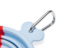 Beeztees Köpek Mama ve Su Kabı, Teleskopik, Yeşil, Silikon, 15,5cm, 750ml - 5