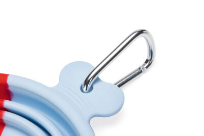 Beeztees Köpek Mama ve Su Kabı, Teleskopik, Yeşil, Silikon, 15,5cm, 750ml - 5