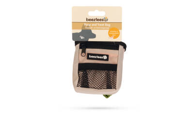 Beeztees Köpek Ödül ve Dışkı Toplama Poşeti Taşıma Bel Çantası, Gri, 8x14x10cm - 3