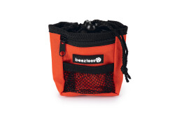 Beeztees Köpek Ödül ve Dışkı Toplama Poşeti Taşıma Bel Çantası, Kırmızı, 8x14x10cm - Beeztees
